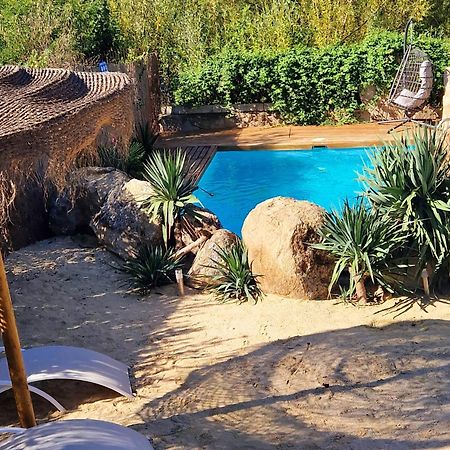 Casa Rural sobre el Rio y con Piscina Huerta  Exterior foto